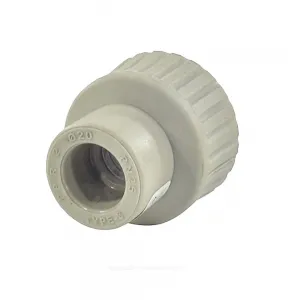 Муфта PP-R комбинированная серая Дн 20х1/2" НР RTP (РосТурПласт) 10942