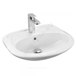 Умывальник подвесной Бриз 55 1 отверстие под смеситель по центру белый Santek 1.WH11.0.460 Умывальник подвесной Бриз 55 1 отверстие под смеситель по центру белый Santek 1.WH11.0.460