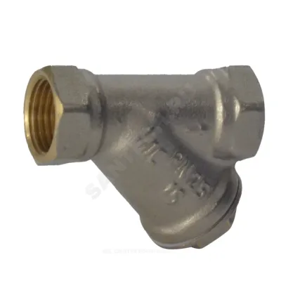 Фильтр сетчатый Y-образный латунь Ду 15 Ру25 ВР 46Б5фт1 никель VALFEX VF.192.LN0.012