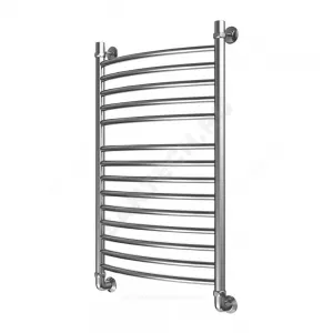 Полотенцесушитель водяной нерж сталь Лесенка Ду 25 (1") НР 400х400мм 6П нижнее подключение в/к соединитель (1"х3/4") Уют-Люкс Элит-Металл В-25-01