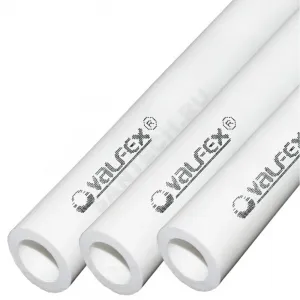 Труба PP-R белая Дн 110х10 Ру10 SDR11 Т<20С L=4м VALFEX 10103110
