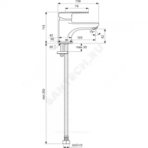 Смеситель для умывальника одноручный LOGIK Vidima BA275AA