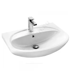 Умывальник мебельный Стелла 65 1 отверстие под смеситель по центру белый Santek 1.WH11.0.174