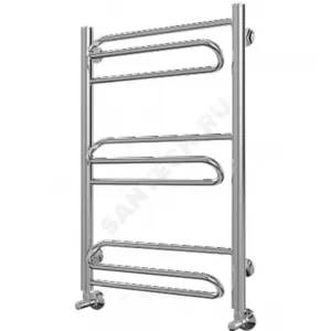 Полотенцесушитель водяной нерж сталь Лесенка Ду 25 (1/2") ВР 300 Вт 500х796мм 9П нижнее подключение б/к Юпитер Терминус 4620768888854