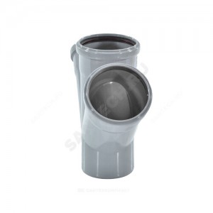 Крестовина PP-H 1-плоскостная серая Дн 110х110х110х45гр б/нап в/к RTP (РосТурПласт) 11320 Крестовина PP-H 1-плоскостная серая Дн 110х110х110х45гр б/нап в/к RTP (РосТурПласт) 11320