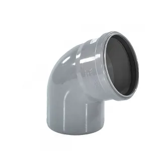 Отвод PP-H серый Дн 110х67гр б/нап в/к VALFEX 20132110 Отвод PP-H серый Дн 110х67гр б/нап в/к VALFEX 20132110