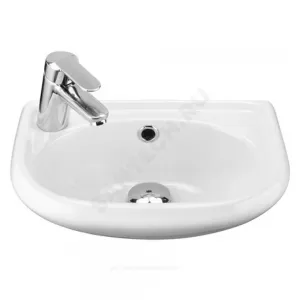 Умывальник подвесной Бриз 40 1 отверстие под смеситель слева белый Santek 1.WH11.0.442 Умывальник подвесной Бриз 40 1 отверстие под смеситель слева белый Santek 1.WH11.0.442