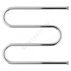 Полотенцесушитель водяной нерж сталь М-образный Ду 25 (1") НР 500х400мм боковое подключение б/к Эко Терминус 4670030724021