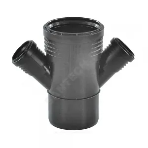 Крестовина PP-MD 1-плоскостная бесшумная Silent-PP Дн 90х50х50х45гр б/нап в/к Geberit 390.469.14.1