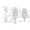 Инсталляция для подвесного унитаза Renovmodul без кнопки смыва с возможностью вентиляции Alca Plast AM115/1000V