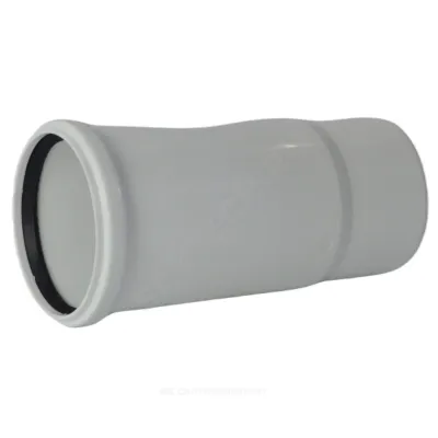 Патрубок PP-H компенсационный бесшумный белый Дн 110 б/нап в/к RTP (РосТурПласт) 24573