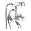 Смеситель для ванны с душем серия Коттедж А-серия двуручный Славен СЛ-ДВ-А30