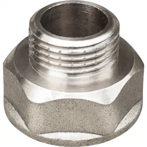 Переход латунь никель Ду 25х15 (1"х1/2") ВР/НР VALFEX VF.592.N.100.012