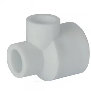 Тройник PP-R переходной белый Дн 25х20х20 внутренняя пайка VALFEX 10252020