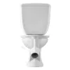 Унитаз-компакт Виктория белый нижний подвод косой выпуск 1/реж полипропилен тарельчатый Santeri 1.P301.6.S00.00B.F