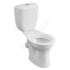 Унитаз-компакт Виктория белый нижний подвод косой выпуск 1/реж полипропилен тарельчатый Santeri 1.P301.6.S00.00B.F