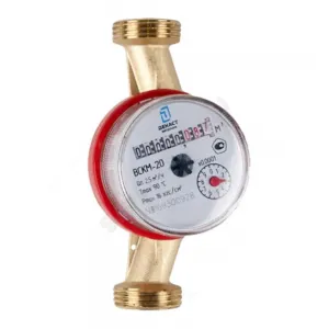 Счётчик г/в и х/в крыльчатый одноструйный Ду 20 Ру16 Qn=2,5 м3/ч 90С L=130мм резьба В/К IP67 ВСКМ Декаст 72-20-243