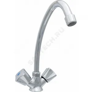 Смеситель для кухонной мойки двуручный Стандарт ЦС-СМ 12/2ш М_Кватра Центр Сантехники (Подольск) СМ506006.12