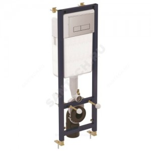 Инсталляция для подвесного унитаза с кнопкой смыва хром Ideal Standard W3710AA Инсталляция для подвесного унитаза с кнопкой смыва хром Ideal Standard W3710AA