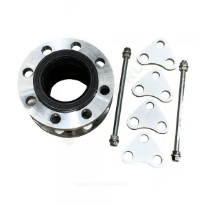 Компенсатор резиновый антивибрационный EPDM DI7251 Ду 100 Ру25 фл L=135мм Tecofi DI7251N-0100 сжатие/растяжение 20 мм/12 мм в комплекте с ограничителями хода