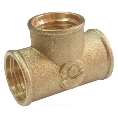 Тройник латунь Ду 20 (3/4") ВР/ВР VALFEX VF.130.L.034