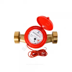 Счётчик г/в и х/в крыльчатый одноструйный Ду 40 Ру16 Qn=10 м3/ч 120С L=190мм резьба импульсный В/К ОСВУ ДГ1 исполнение "Нептун" Декаст 75-40-03