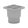 Трап нерегулируемый с гидрозатвором Дн 110 с пластиковой решёткой 150х150мм вертикальный выпуск АНИ Пласт TA1210