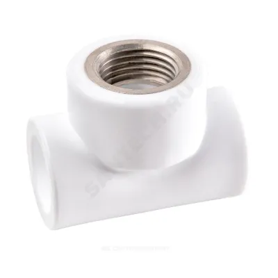 Тройник PP-R комбинированный белый ВР Дн 32х1" PRO VALFEX 10127032-PRO