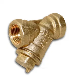 Фильтр сетчатый Y-образный латунь газ Ду 15 Ру16 Тмакс=90 oC 1/2" ВР ГП Цветлит ZW40002