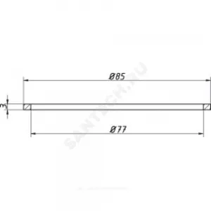 Прокладка для корпуса ПВХ 40х85мм (упаковка 20 шт.) Орио П-3040