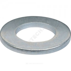 Шайба плоская стальная оц М12 вес DIN 125 Китай
