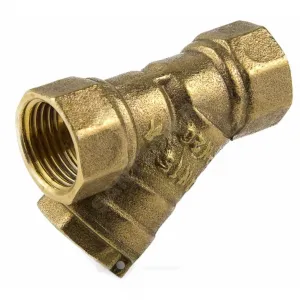 Фильтр магнитный сетчатый Y-образный латунь Ду 15 Ру20 1/2" ВР 4006 с отверстием под пломб Aquasfera 4006-01