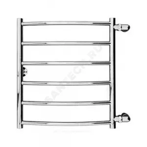 Полотенцесушитель водяной нерж сталь Лесенка Ду 25 (1") НР 500х600мм 6П боковое подключение б/к Старт-2 Элит-Металл ВЭК-10-03