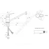 Смеситель для кухонной мойки серия Дача Б-серия одноручный Славен СЛ-ОД-Б20