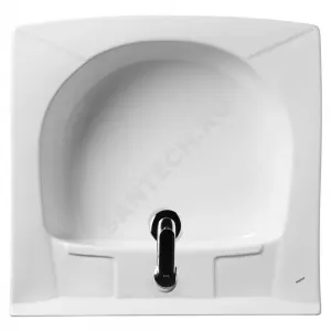 Умывальник подвесной Пилот 60 1 отверстие под смеситель по центру белый Santek 1.WH11.0.572