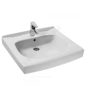 Умывальник подвесной Пилот 60 1 отверстие под смеситель по центру белый Santek 1.WH11.0.572