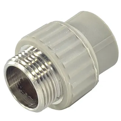 Муфта PP-R комбинированная серая НР Дн 40х1" VALFEX 10130040Г