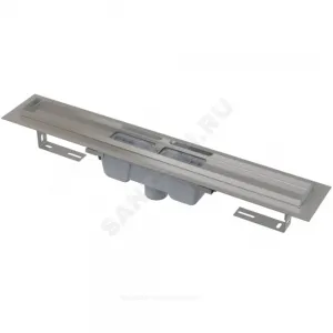 Лоток душевой с гидрозатвором Дн 50 1050х60мм без решетки вертикальный выпуск Alca Plast APZ1001S-1050