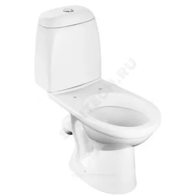Унитаз-компакт Vega белый нижний подвод косой выпуск 2/реж без сиденья Jika 8.2451.4.000.242.9