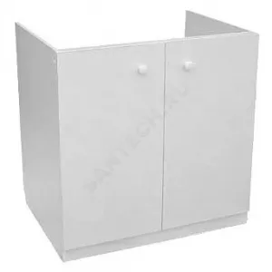 Подстолье для мойки 800х600 белый 2 двери в комплекте ЛесМаркет