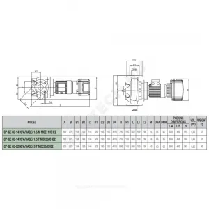 Насос ин-лайн с сухим ротором CP-GE 65-2280/A/BAQE/3 DAB 60192031