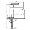 Смеситель для умывальника CERAFINE D одноручный Ideal Standard BC553AA