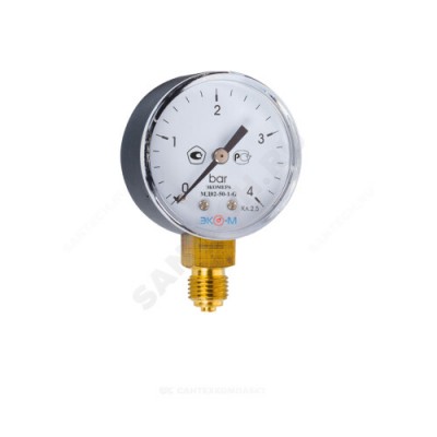 Манометр МД 02 радиальный Дк50мм 0-10 бар G1/4" ЭКОМЕРА
