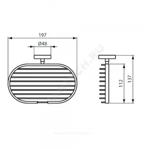 Полочка для мыла IOM хром Ideal Standard A9112AA