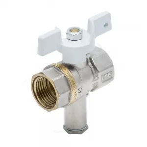 Кран латунный шаровой 1126 Standard для термодатчика Ду 15 Ру40 бабочка ВР Aquasfera 1126-01