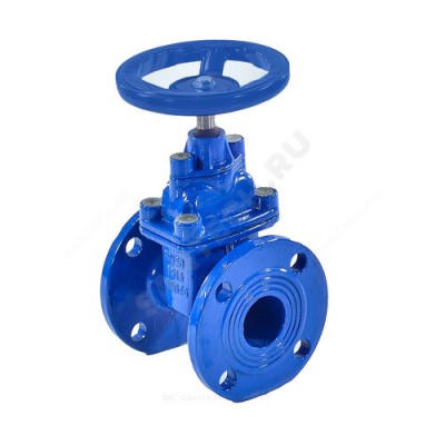 Задвижка чугун 30ч39р аналог МЗВ обрезиненный клин Ду 300 Ру16 до +120 фл