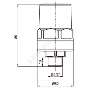 Компенсатор гидроудара Ду 15 Ру10 НР OR 0198.015