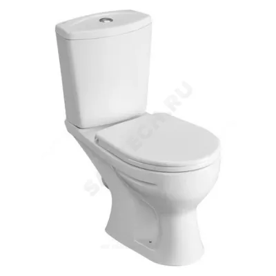 Унитаз-компакт Ультра белый нижний подвод косой выпуск 1/реж полипропилен Santeri 1.P401.3.S00.00B.F