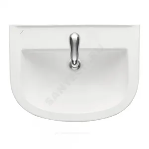 Умывальник подвесной PRO 56 1 отверстие под смеситель по центру белый Santeri 1.3115.5.S00.10B.0 Умывальник подвесной PRO 56 1 отверстие под смеситель по центру белый Santeri 1.3115.5.S00.10B.0