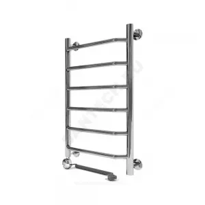 Полотенцесушитель электрический нерж сталь Лесенка 400х600мм 5П ТЭН справа Вектра Элит-Металл Э-11-02